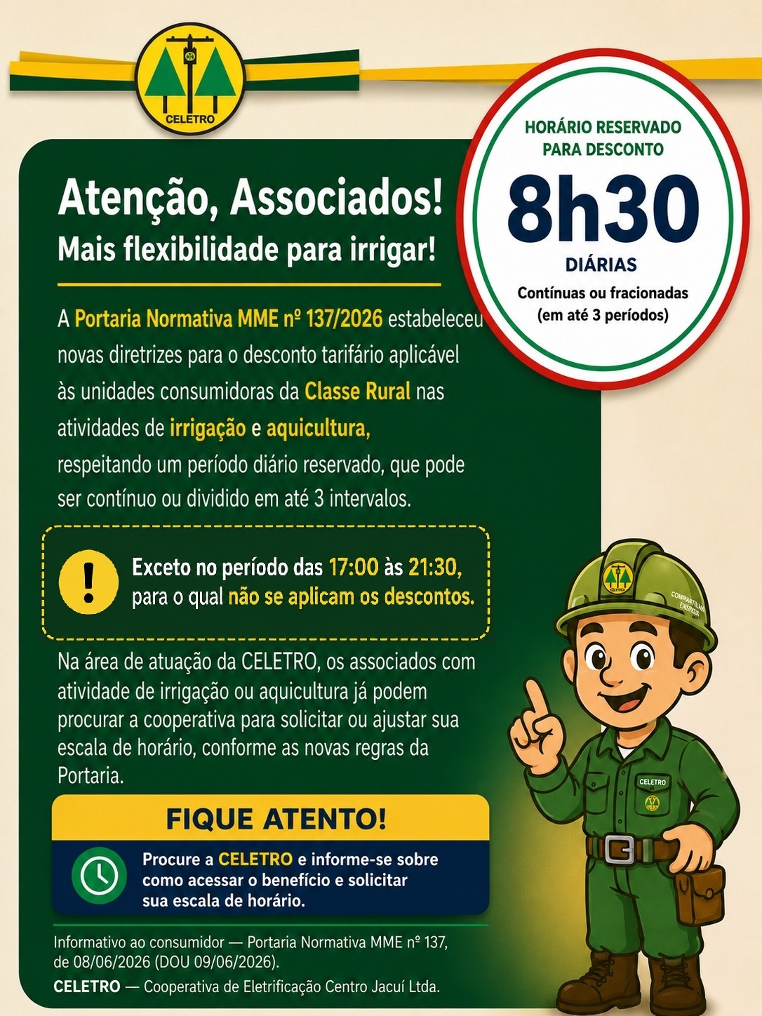 Novo Horario Reservado